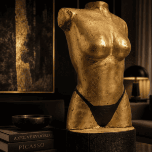 Escultura de torso femenino Venus Aurea