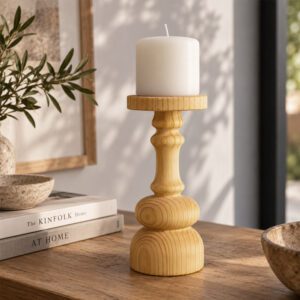 Candelabro artesanal rustico Country